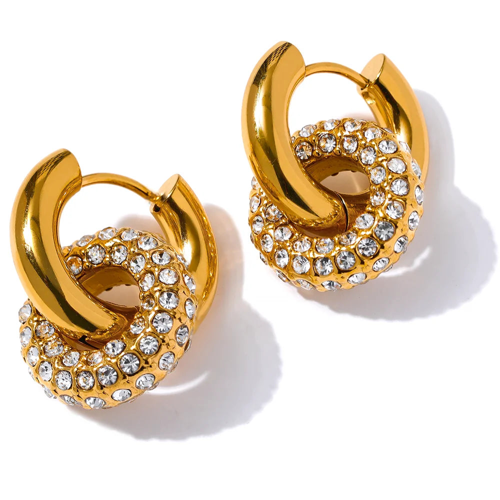 JEN　リンカ８枚 Cubic Zirconia Tennis Necklace and Earrings - Cassandra Lynne