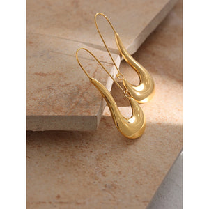 Amari Geometric Hoop Earrings