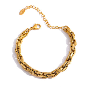 Open image in slideshow, Lola Chain Texture Bracelet
